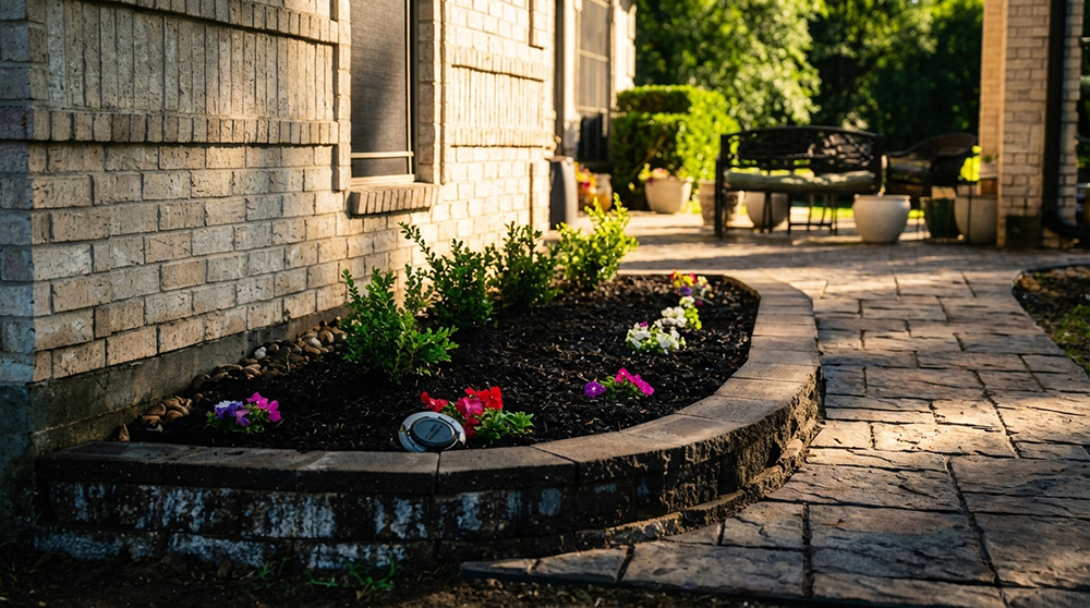 Hardscaping paver walkway in Baytown, TX